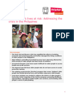 Food - Fuel - Finance Policy Brief - Philippines