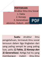 Minggu 4. Struktur Ilmu-Ilmu Sosial