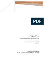 Taller 1 Fundamentos de Matematicas