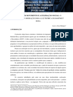 Pessoas em Movimento e Aceleração Social