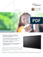 3752RK Optoma Creative Touch Serie 3