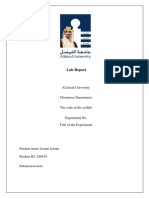 Lab Report Format (6) by Karam