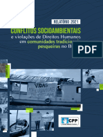 Conselho Pastoral Dos Pescadores - 2021 - Relatório de Conflitos Socioambientais em Comunidades Pesqueiras - 2021