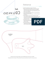 Tilda Hot Chocolate Sewing Templates