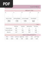 Fitness & Weight Loss Tracker Template