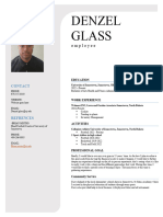 Denzel Glass: Employee
