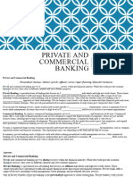 Private and Commercial Banking - Exercise