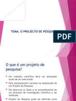 2024 Elaboração Do Projecto de Pesquisa