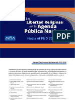 La Libertad Religiosa en La Agenda Publica Nacional
