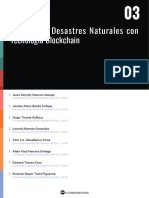 Gestión de Desastres Naturales Con Tecnología Blockchain: Juan Kenyhy Hancco Quispe
