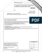 Chemistry: University of Cambridge International Examinations General Certificate of Education Ordinary Level