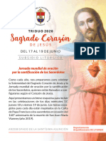 MATERIAL COMPLETO - Triduo Liturgico Al Sagrado Corazon de Jesus