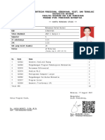 Cetak KRS Mahasiswa Sistem Informasi Akademik