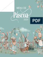 Páscoa: Menu de