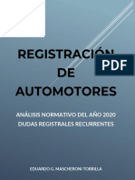 Registración de Automotores 2020 - Mascheroni