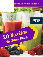 Sucos Detox 20 Receitas