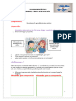 SECUENCIA DIDÁCTICA DE AMBIENTE Abril