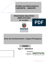 Area de Conhecimento Lingua Portuguesa