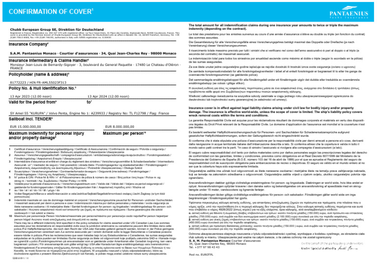 Blue Card 81772223-11 | PDF