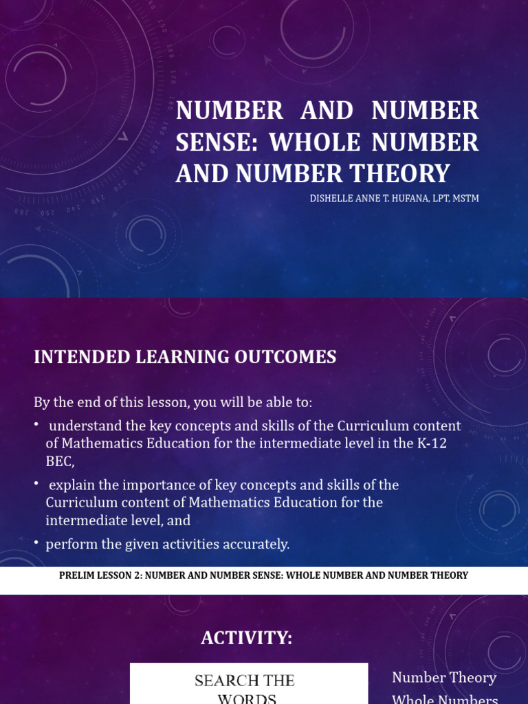 Number and number sense prelim lesson 2 download free pdf numbers