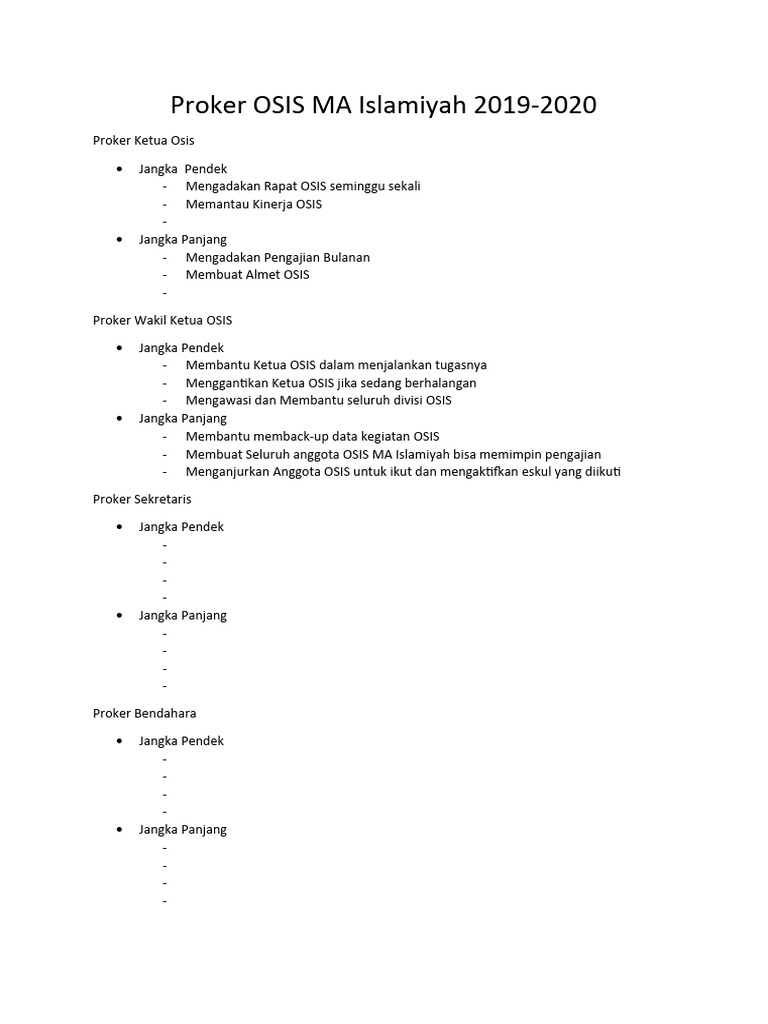 Proker OSIS | PDF