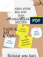 Massa Atom & Molekul Relatif