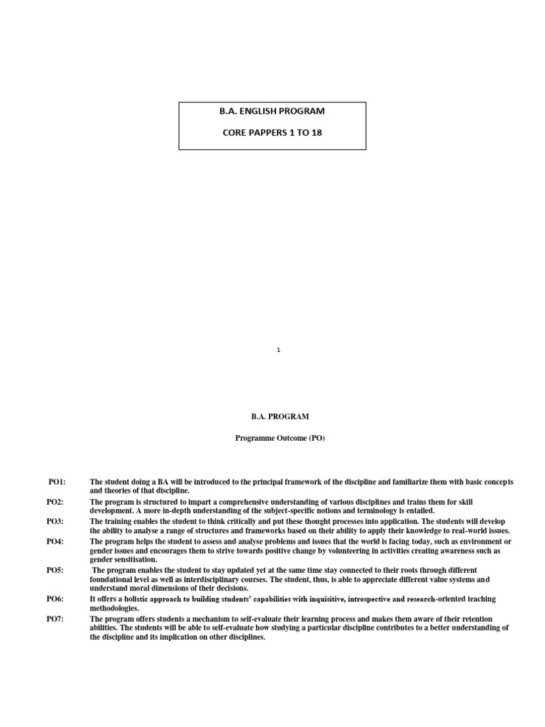 English Pdf Disciplines English Literature