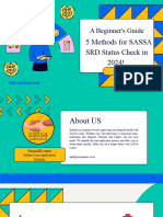 A Beginner's Guide To 5 Methods For SASSA SRD Status Check in 2024!