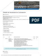 Necesidades de Contratación y Recepción de Proformas