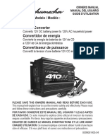 Schumacher 410 Inverter Manual