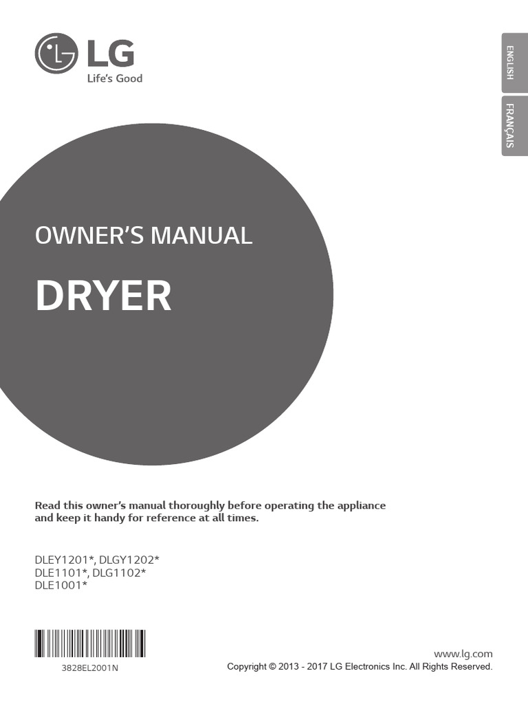 lg-dryer-dle1101w-download-free-pdf-duct-flow-clothes-dryer