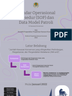 SOP Dan Data Model Patroli