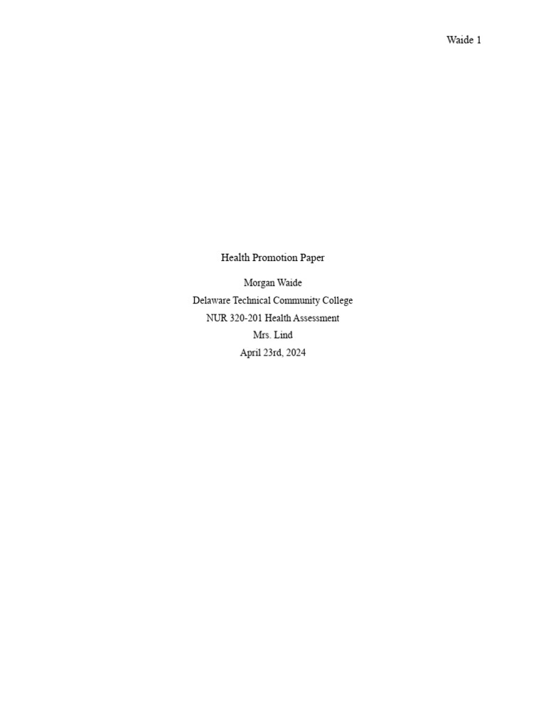 health promotion paper | PDF | Asthma | Respiratory Tract