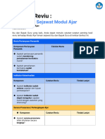 Catatan Hasil Reviu Rekan Sejawat - Modul Ajar