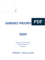 Saberes Prioritarios 2024