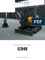 Especalogo de Mini Excavadora Volvo Ecr40