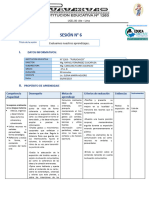 Sesiòn Diagnóstica Se Expresa Oralmemente