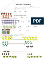 Pre-Test - Mathematics 1