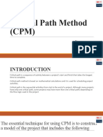 Critical Path Method (CPM) : by Drishya D Nambiar Civil Trainer Educadd