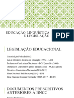 Educação Linguística e Legislação