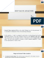 Earned Value Analysis