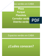 Parques y Nuevos Espacios Verdes