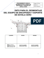 Pt-pc-02 Proc. Para El Desmontaje Del Equipo de Encofrado y Soporte de Dovela Cero