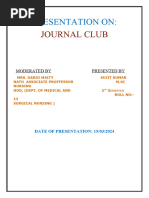 Journal Club Presentation