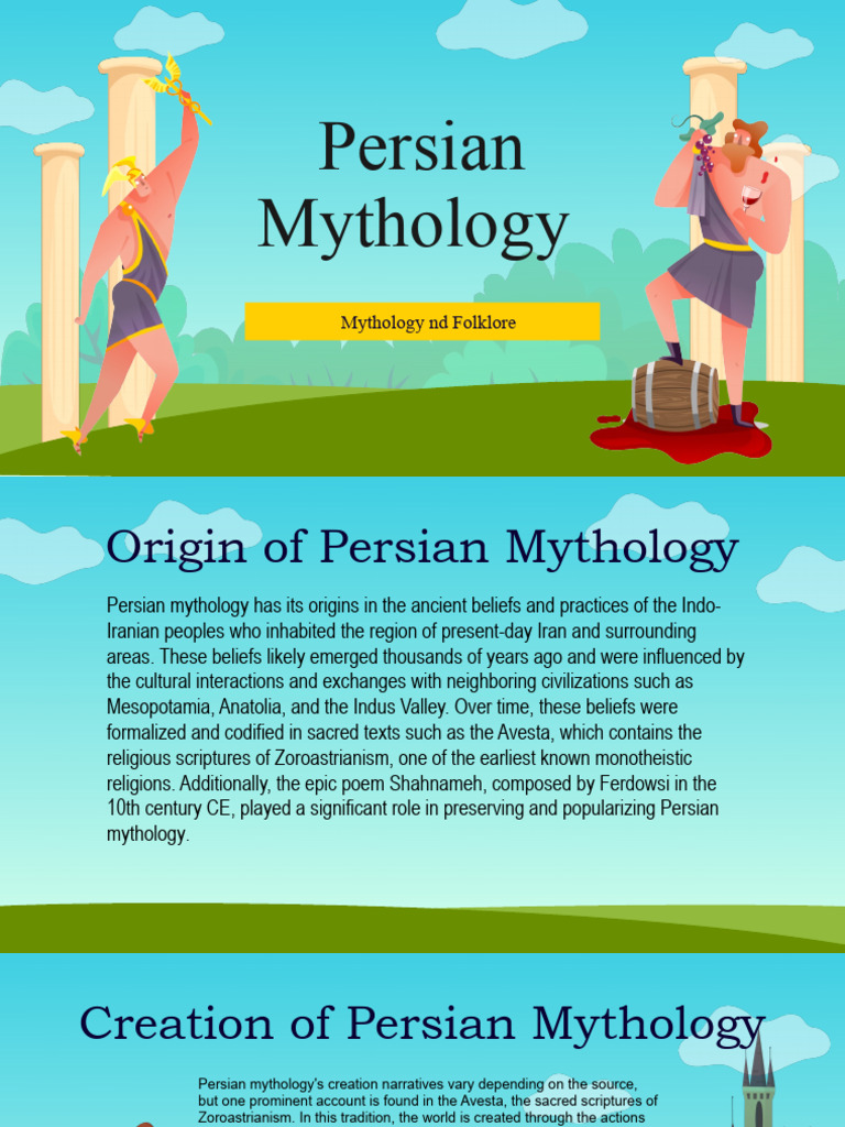 Persian Mythology | PDF | Zoroastrianism | Mythology