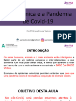 Aula 2 - Saúde Única e Pandemia Covid 19 - Adriana Valera