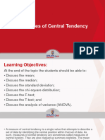 Week 017 Measures of Central Tendency