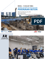 Modul - 15 (Kuliah Tamu) Permasalahan Pekerjaan Beton