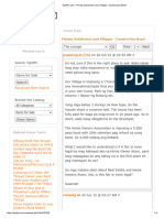 Private Subdivision and Villages - Construction Bond