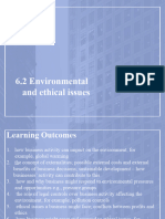 UNIT 6.2.1 Environmental and Ethical Issues
